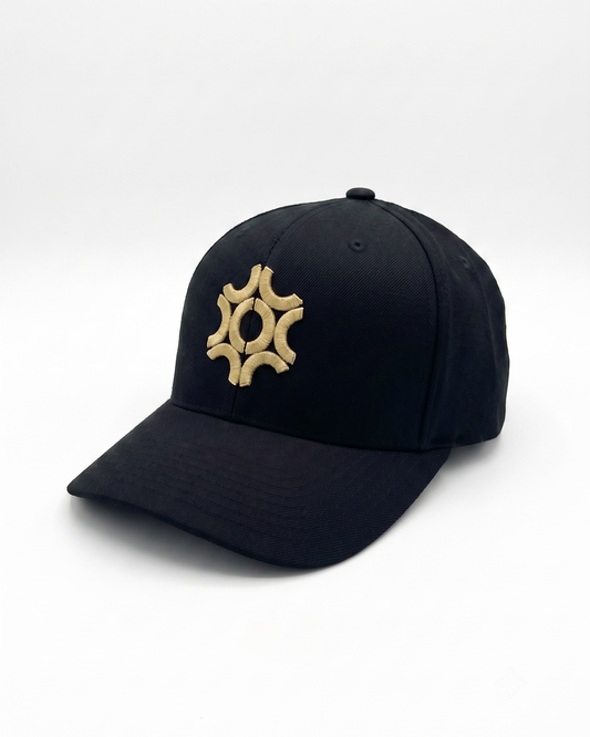The Explorer Cap - Gold on Black